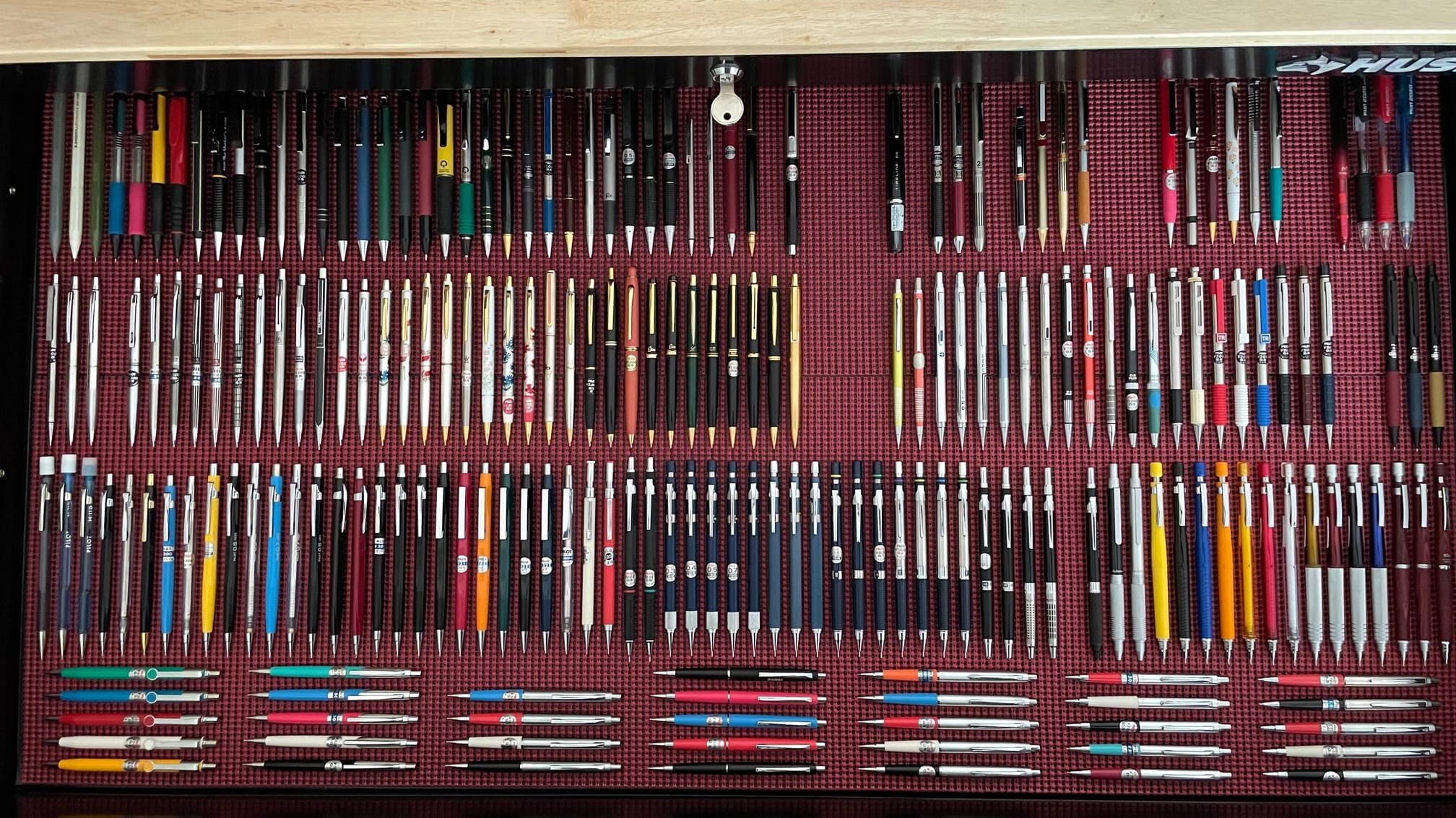 Pilot mechanical pencil drawer