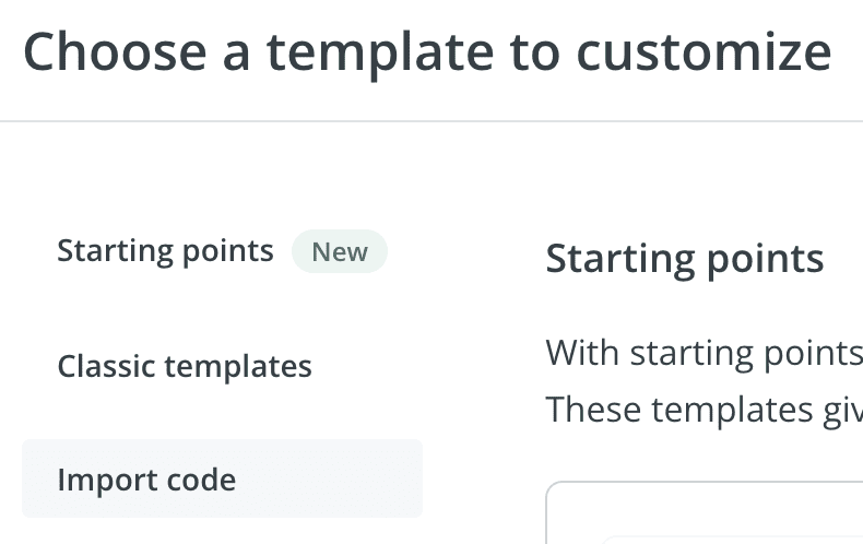 ConvertKit: Select Import code