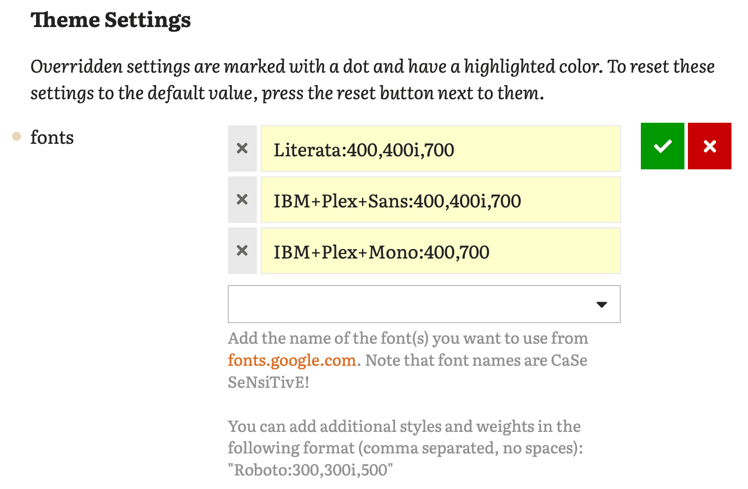 Adding Google Fonts to Discourse